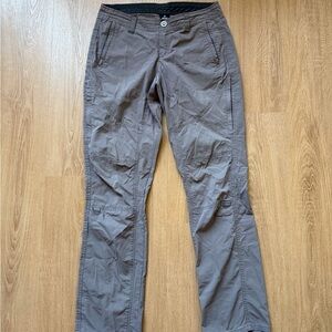 KÜHL Women's Khaki Cotton Blend Outdoor Hiking Pants Size 4 Regular Stretch